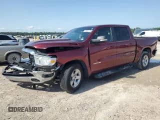 2021 Ram 1500 Big Horn с VIN 1C6RREFG1MN593219, выставлен на аукционе Copart как лот 56027765 с пробегом 81 616 миль миль и Списание • Salvage title. История ставок и продаж доступна на DreamBid. Изображение 1.