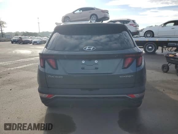 2024 Hyundai Tucson SEL with VIN KM8JBDD20RU220421, listed as a Copart auction lot 84395485 with 19,030 mi miles and Salvage title. Bid and sale history available at DreamBid. Image 6.