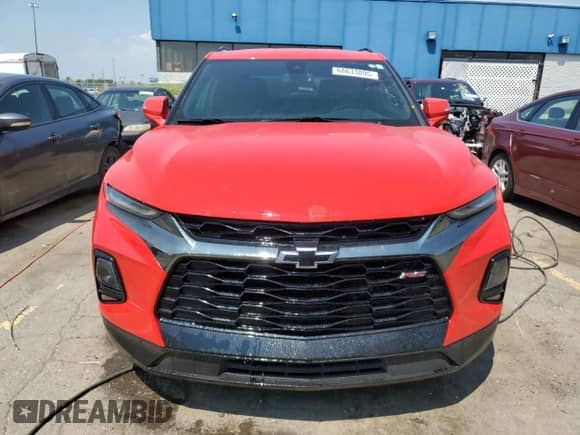 2022 Chevrolet Blazer RS с VIN 3GNKBERS3NS176892, выставлен на аукционе Copart как лот 68633095 с пробегом 39 717 миль миль и Списание • Salvage title. История ставок и продаж доступна на DreamBid. Изображение 5.