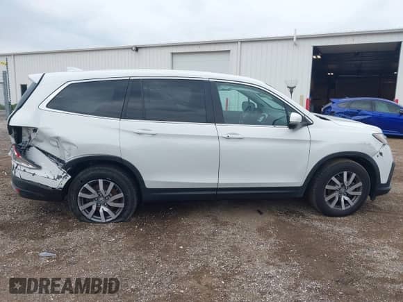 2021 Honda Pilot EX-L z VIN 5FNYF6H56MB064149, wystawiony jako IAAI lot #42872341 z przebiegiem 75 886 mil mil oraz . Historia ofert i sprzedaży dostępna na DreamBid. Obrazek 13.