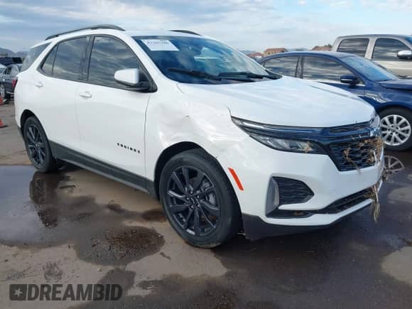 2024 Chevrolet Equinox RS с VIN 3GNAXMEGXRS151745, выставлен на аукционе IAAI как лот 43365280 с пробегом Не указан миль и . История ставок и продаж доступна на DreamBid. Изображение 1.