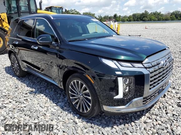 2025 Hyundai Palisade Calligraphy с VIN KM8R7DGE9SU855377, выставлен на аукционе Copart как лот 63799515 с пробегом 406 миль миль и Чистый • Clean title. История ставок и продаж доступна на DreamBid. Изображение 4.