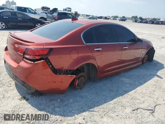 2016 Chevrolet SS with VIN 6G3F15RWXGL208068, listed as a Copart auction lot 69471875 with Not provided miles and Salvage title. Bid and sale history available at DreamBid. Image 3.