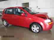 2008 Chevrolet Aveo LS with VIN KL1TD66668B084378, listed as a Copart auction lot 61501235 with 96,050 mi miles and Salvage title. Bid and sale history available at DreamBid. Image 4.
