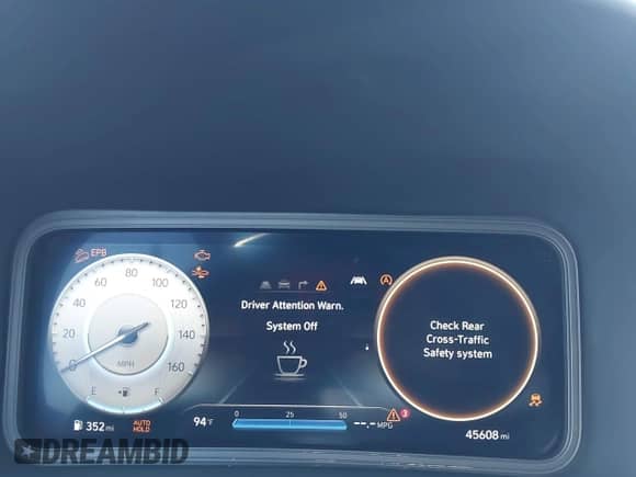 2023 Hyundai Kona Limited с VIN KM8K53A31PU971141, выставлен на аукционе IAAI как лот 42189225 с пробегом 45 608 миль миль и . История ставок и продаж доступна на DreamBid. Изображение 7.