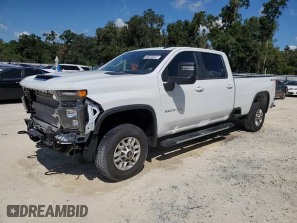 2025 Chevrolet Silverado 2500HD LT z VIN 1GC1KNEYXSF333526, wystawiony jako Copart lot #71401295 z przebiegiem 6 924 mil mil oraz Czysty tytuł • Clean title. Historia ofert i sprzedaży dostępna na DreamBid. Obrazek 1.