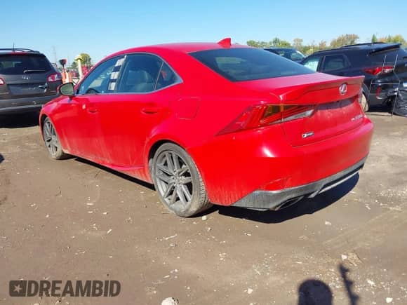 2017 Lexus IS 300 with VIN JTHCM1D24H5025354, listed as a IAAI auction lot 43421874 with 29,733 mi miles and . Bid and sale history available at DreamBid. Image 3.