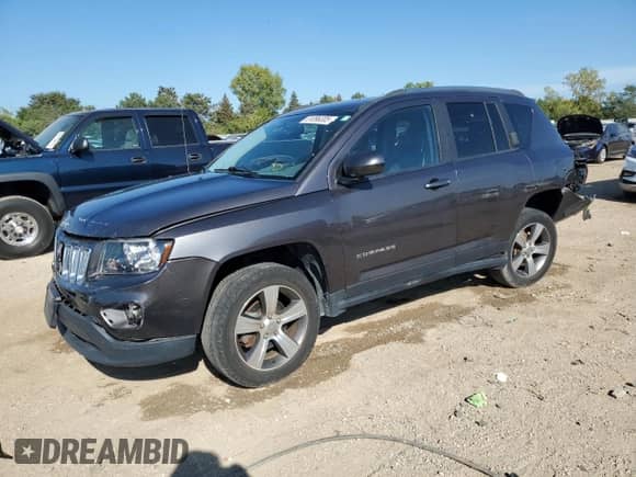 2017 Jeep Compass High Altitude с VIN 1C4NJCEB0HD189400, выставлен на аукционе Copart как лот 81096305 с пробегом 47 235 миль миль и Списание • Salvage title. История ставок и продаж доступна на DreamBid. Изображение 1.