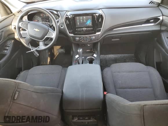 2018 Chevrolet Traverse LS with VIN 1GNEVLKW3JJ200822, listed as a Copart auction lot 69265254 with 128,829 mi miles and Salvage title. Bid and sale history available at DreamBid. Image 8.