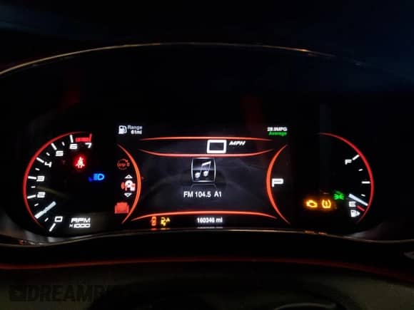 2016 Dodge Dart SXT Sport with VIN 1C3CDFFA8GD822976, listed as a Copart auction lot 62388645 with 160,346 mi miles and Salvage title. Bid and sale history available at DreamBid. Image 9.