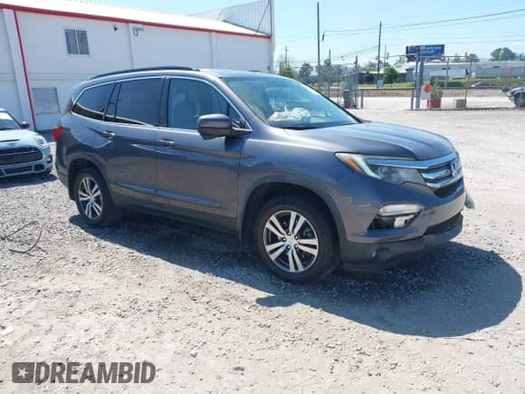 2018 Honda Pilot EX-L with VIN 5FNYF5H50JB006656, listed as a IAAI auction lot 43179982 with 130,515 mi miles and . Bid and sale history available at DreamBid. Image 1.