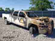 2012 Chevrolet Silverado 2500HD Work Truck with VIN 1GC1KVC88CF214359, listed as a Copart auction lot 58198754 with Not provided miles and Non repairable. Bid and sale history available at DreamBid. Image 4.