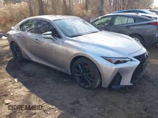 2023 Lexus IS 350 F Sport with VIN JTHGZ1E2XP5027982, listed as a IAAI auction lot 41906994 with 13,344 mi miles and . Bid and sale history available at DreamBid. Image 1.