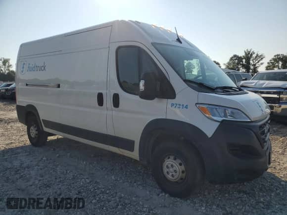 2023 Ram ProMaster Cargo с VIN 3C6LRVDG1PE579290, выставлен на аукционе Copart как лот 63672645 с пробегом 54 519 миль миль и Списание • Salvage title. История ставок и продаж доступна на DreamBid. Изображение 4.
