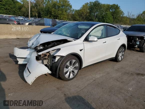 2023 Tesla Model Y Long Range with VIN 7SAYGDEE4PF697259, listed as a Copart auction lot 71120464 with Not provided miles and Clean title. Bid and sale history available at DreamBid. Image 1.