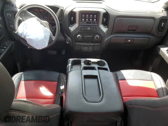 2024 Chevrolet Silverado 1500 Custom Trail Boss with VIN 3GCPDCEK8RG186393, listed as a Copart auction lot 53057895 with 26,915 mi miles and Salvage title. Bid and sale history available at DreamBid. Image 8.
