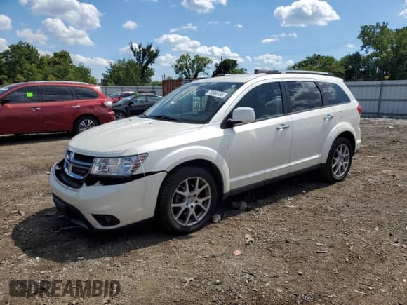 2013 Dodge Journey Crew с VIN 3C4PDCDG5DT691708, выставлен на аукционе Copart как лот 70964195 с пробегом 62 258 миль миль и Списание • Salvage title. История ставок и продаж доступна на DreamBid. Изображение 1.