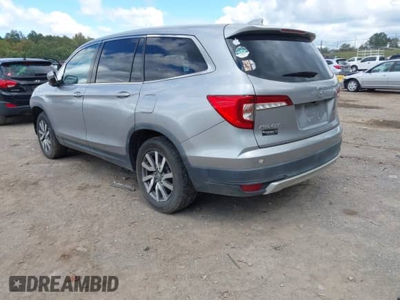 2019 Honda Pilot EX-L z VIN 5FNYF5H57KB031636, wystawiony jako IAAI lot #43281103 z przebiegiem 89 628 mil mil oraz . Historia ofert i sprzedaży dostępna na DreamBid. Obrazek 3.