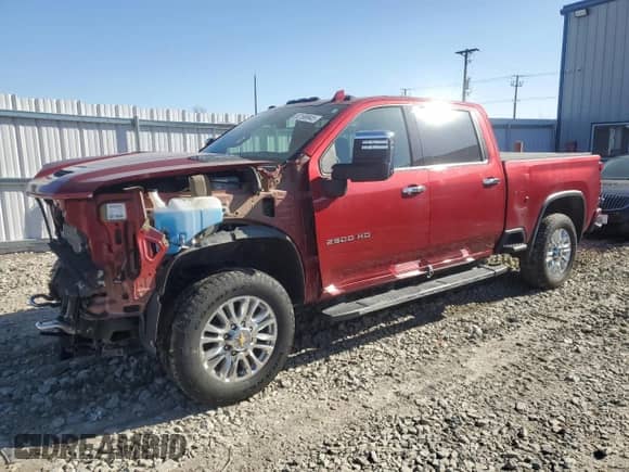 2023 Chevrolet Silverado 2500HD High Country с VIN 1GC4YREY8PF187072, выставлен на аукционе Copart как лот 52198945 с пробегом 52 996 миль миль и Списание • Salvage title. История ставок и продаж доступна на DreamBid. Изображение 1.