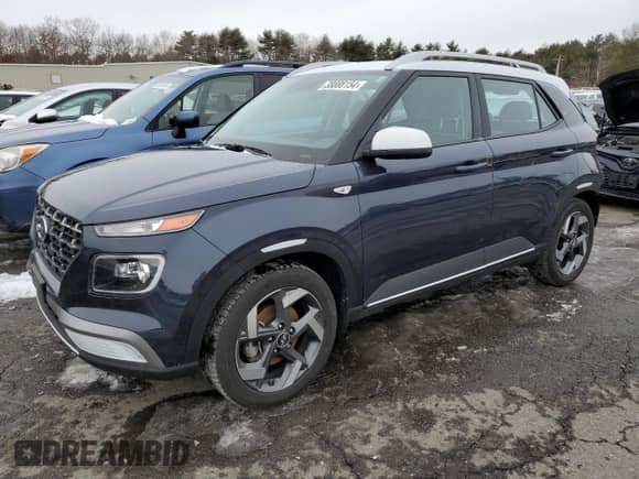 2021 Hyundai Venue SEL z VIN KMHRC8A3XMU092962, wystawiony jako Copart lot #38888154 z przebiegiem 33 770 mil mil oraz Nie do naprawy • Non repairable. Historia ofert i sprzedaży dostępna na DreamBid. Obrazek 1.