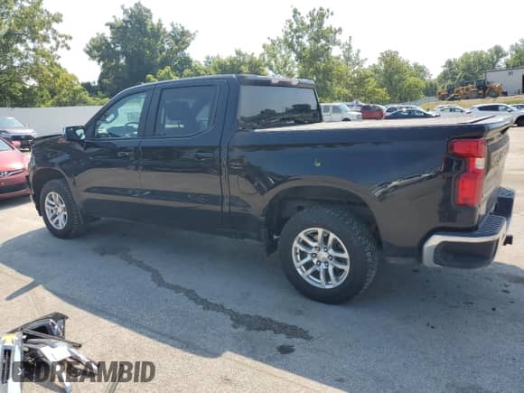 2021 Chevrolet Silverado 1500 LT with VIN 3GCUYDED5MG104448, listed as a Copart auction lot 69136725 with 92,739 mi miles and Salvage title. Bid and sale history available at DreamBid. Image 2.