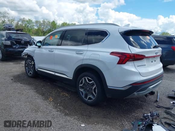 2022 Hyundai Santa Fe Limited with VIN KM8S5DA11NU016356, listed as a IAAI auction lot 42263808 with 88,554 mi miles and . Bid and sale history available at DreamBid. Image 3.
