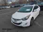 2014 Hyundai Elantra with VIN KMHDH6AH9EU026674, listed as a IAAI auction lot 38362870 with Not provided miles and . Bid and sale history available at DreamBid. Image 6.