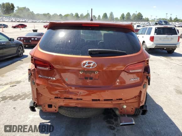 2018 Hyundai Santa Fe 2.4L с VIN 5XYZT3LB9JG512493, выставлен на аукционе Copart как лот 69841275 с пробегом 53 286 миль миль и Списание • Salvage title. История ставок и продаж доступна на DreamBid. Изображение 6.