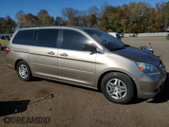 2007 Honda Odyssey EX-L с VIN 5FNRL38797B115502, выставлен на аукционе Copart как лот 89920615 с пробегом 148 586 миль миль и Чистый • Clean title. История ставок и продаж доступна на DreamBid. Изображение 4.