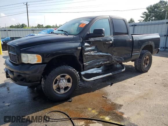 2004 Dodge 2500 SLT with VIN 1D7KU28D24J177574, listed as a Copart auction lot 58991145 with Not provided miles and Salvage title. Bid and sale history available at DreamBid. Image 1.