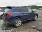 2025 Honda Passport EX-L with VIN 5FNYF8H59SB009283, listed as a Copart auction lot 60539555 with 18,288 mi miles and Salvage title. Bid and sale history available at DreamBid. Image 3.