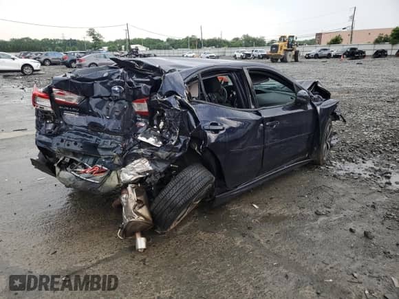 2021 Subaru Impreza Special Sports with VIN 4S3GKAM68M3601996, listed as a Copart auction lot 62596335 with Not provided miles and Salvage title. Bid and sale history available at DreamBid. Image 3.