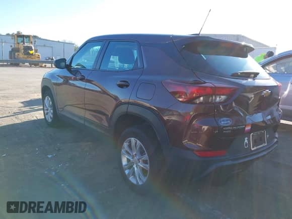 2022 Chevrolet TrailBlazer LS with VIN KL79MNSL2NB014152, listed as a IAAI auction lot 41737751 with 40,816 mi miles and . Bid and sale history available at DreamBid. Image 3.