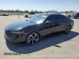 2023 Honda Accord Sport-L with VIN 1HGCY2F71PA019314, listed as a Copart auction lot 68702105 with 64,464 mi miles and Salvage title. Bid and sale history available at DreamBid. Image 1.