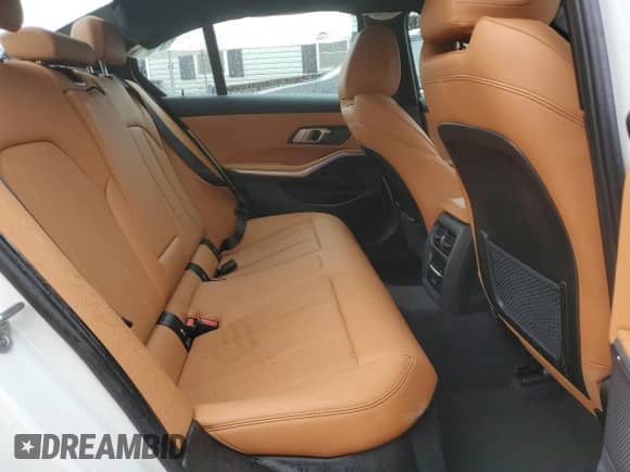 2022 BMW 3 Series 330i xDrive with VIN 3MW5R7J01N8C43605, listed as a Copart auction lot 83750295 with 19,757 mi miles and Salvage title. Bid and sale history available at DreamBid. Image 10.