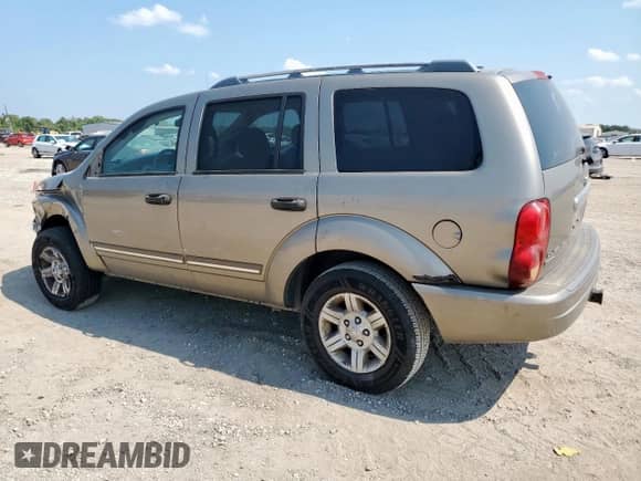 2006 Dodge Durango Limited with VIN 1D4HB58236F121453, listed as a Copart auction lot 80833135 with 282,362 mi miles and Salvage title. Bid and sale history available at DreamBid. Image 2.