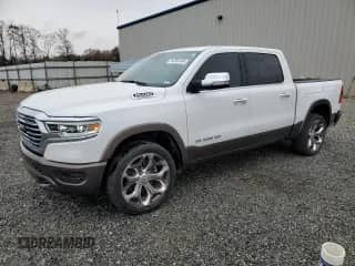 2020 Ram 1500 Longhorn with VIN 1C6SRFKM8LN323731, listed as a Copart auction lot 84381484 with 16,243 mi miles and Salvage title. Bid and sale history available at DreamBid. Image 1.