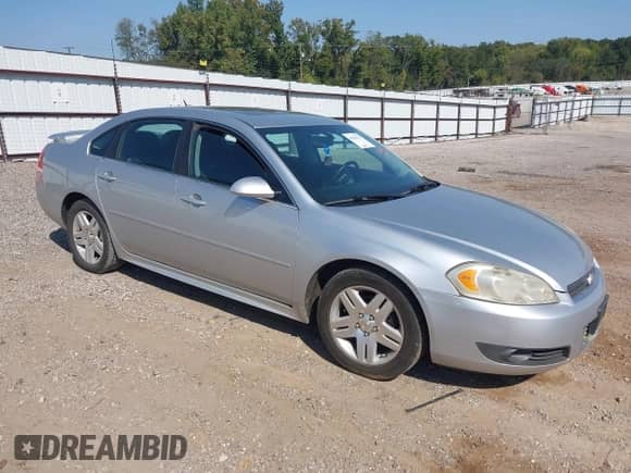 2011 Chevrolet Impala LT Fleet with VIN 2G1WG5EK0B1229369, listed as a IAAI auction lot 40546123 with 165,109 mi miles and . Bid and sale history available at DreamBid. Image 1.