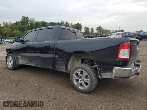 2023 Ram 1500 Big Horn with VIN 1C6SRFMT1PN617868, listed as a Copart auction lot 81282075 with 39,210 mi miles and Clean title. Bid and sale history available at DreamBid. Image 2.