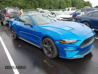 2021 Ford Mustang EcoBoost z VIN 1FA6P8TH2M5134917, wystawiony jako IAAI lot #42969461 z przebiegiem 78 662 mil mil oraz . Historia ofert i sprzedaży dostępna na DreamBid. Obrazek 1.