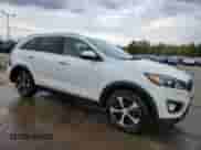 2018 Kia Sorento EX with VIN 5XYPHDA55JG349580, listed as a Copart auction lot 80155125 with 124,546 mi miles and Salvage title. Bid and sale history available at DreamBid. Image 4.