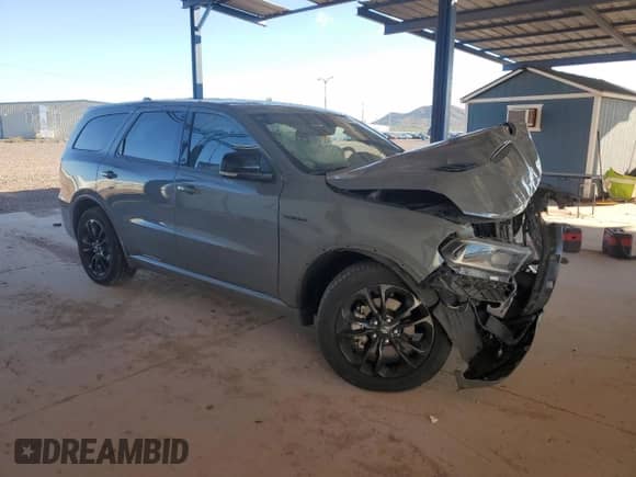 2021 Dodge Durango R/T with VIN 1C4SDJCT9MC610251, listed as a Copart auction lot 80589905 with 85,864 mi miles and Salvage title. Bid and sale history available at DreamBid. Image 4.