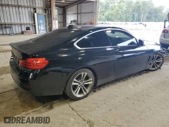 2016 BMW 4 Series 428i with VIN WBA3N7C57GK226336, listed as a Copart auction lot 80679545 with 154,013 mi miles and Salvage title. Bid and sale history available at DreamBid. Image 3.