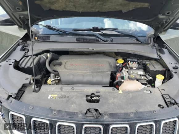 2017 Jeep Compass Sport with VIN 3C4NJDAB1HT656524, listed as a Copart auction lot 54325385 with 97,253 mi miles and Salvage title. Bid and sale history available at DreamBid. Image 12.