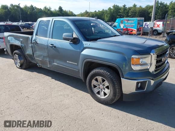 2014 GMC Sierra 1500 SLE z VIN 1GTV2UECXEZ180357, wystawiony jako IAAI lot #43225247 z przebiegiem 126 594 mil mil oraz . Historia ofert i sprzedaży dostępna na DreamBid. Obrazek 1.
