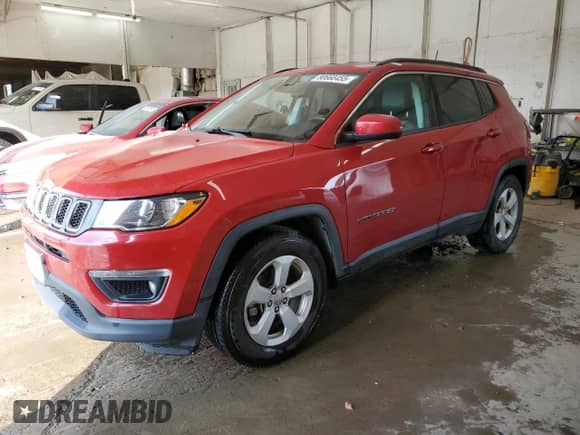 2019 Jeep Compass Altitude with VIN 3C4NJCBB2KT616176, listed as a Copart auction lot 80668455 with 73,518 mi miles and Salvage title. Bid and sale history available at DreamBid. Image 1.