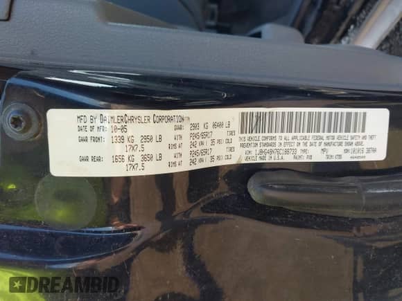 2006 Jeep Commander z VIN 1J8HG48N76C188733, wystawiony jako IAAI lot #42705826 z przebiegiem 79 369 mil mil oraz . Historia ofert i sprzedaży dostępna na DreamBid. Obrazek 9.