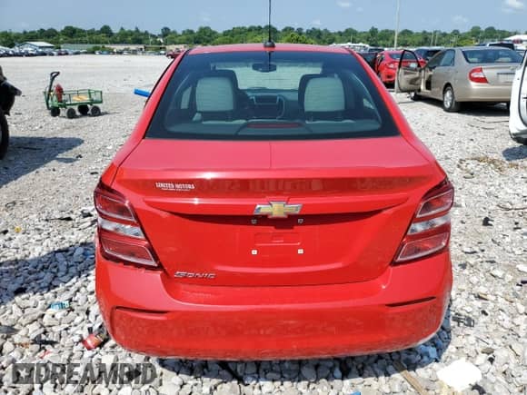 2018 Chevrolet Sonic LS with VIN 1G1JB5SH5J4101472, listed as a Copart auction lot 60095715 with 89,509 mi miles and Salvage title. Bid and sale history available at DreamBid. Image 6.