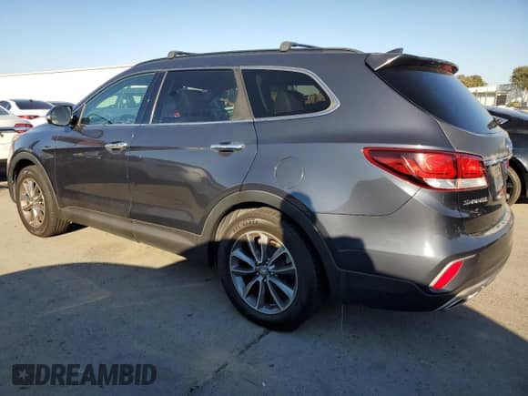 2017 Hyundai Santa Fe SE with VIN KM8SN4HF2HU171049, listed as a Copart auction lot 86410295 with 176,669 mi miles and Clean title. Bid and sale history available at DreamBid. Image 2.