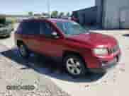2014 Jeep Compass Sport with VIN 1C4NJDBB8ED567758, listed as a Copart auction lot 67984065 with 123,788 mi miles and Salvage title. Bid and sale history available at DreamBid. Image 4.